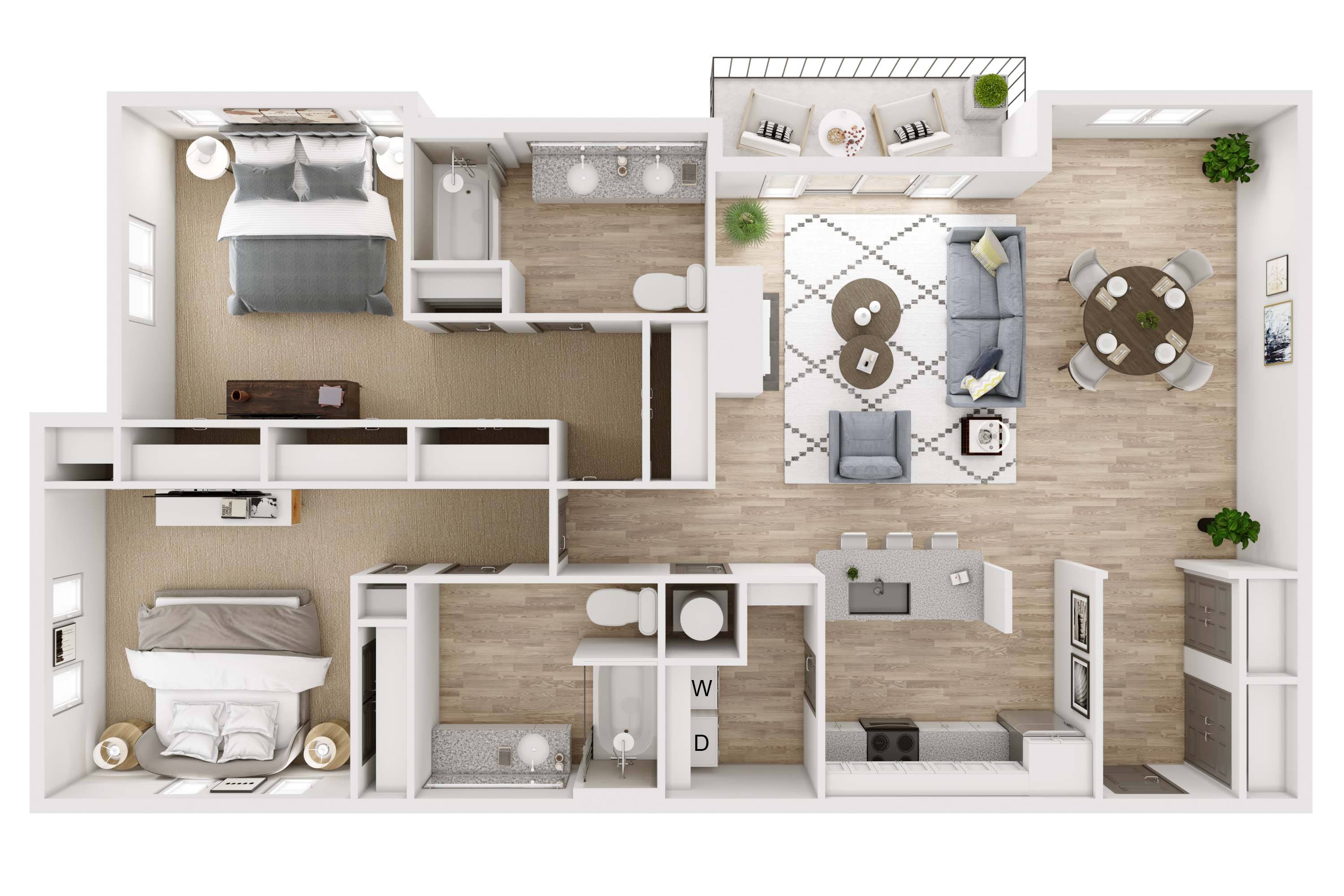 B4 floor plan
